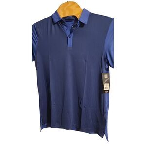 HEAD GOLF Mens Lotte Polo Shirt Blue Size XL Moisture Wicking‎